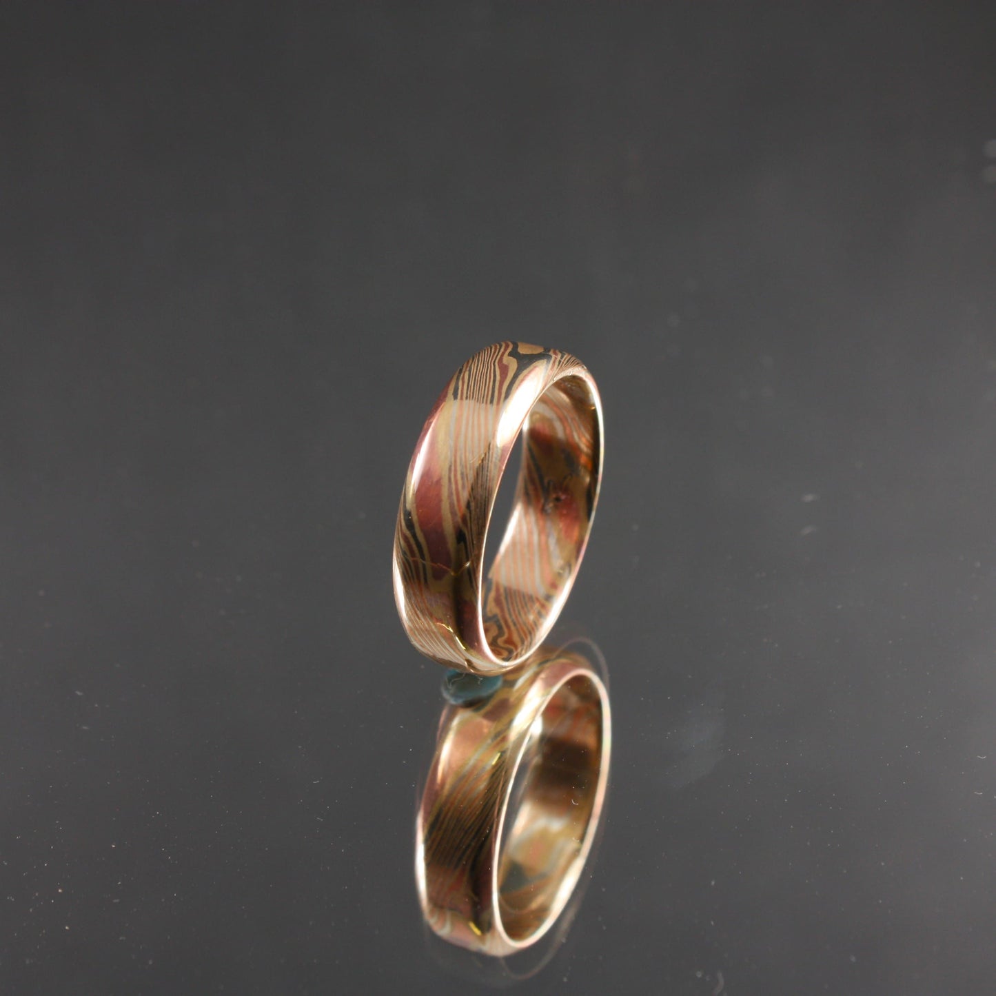 Flat-Band-Mokume-Ring