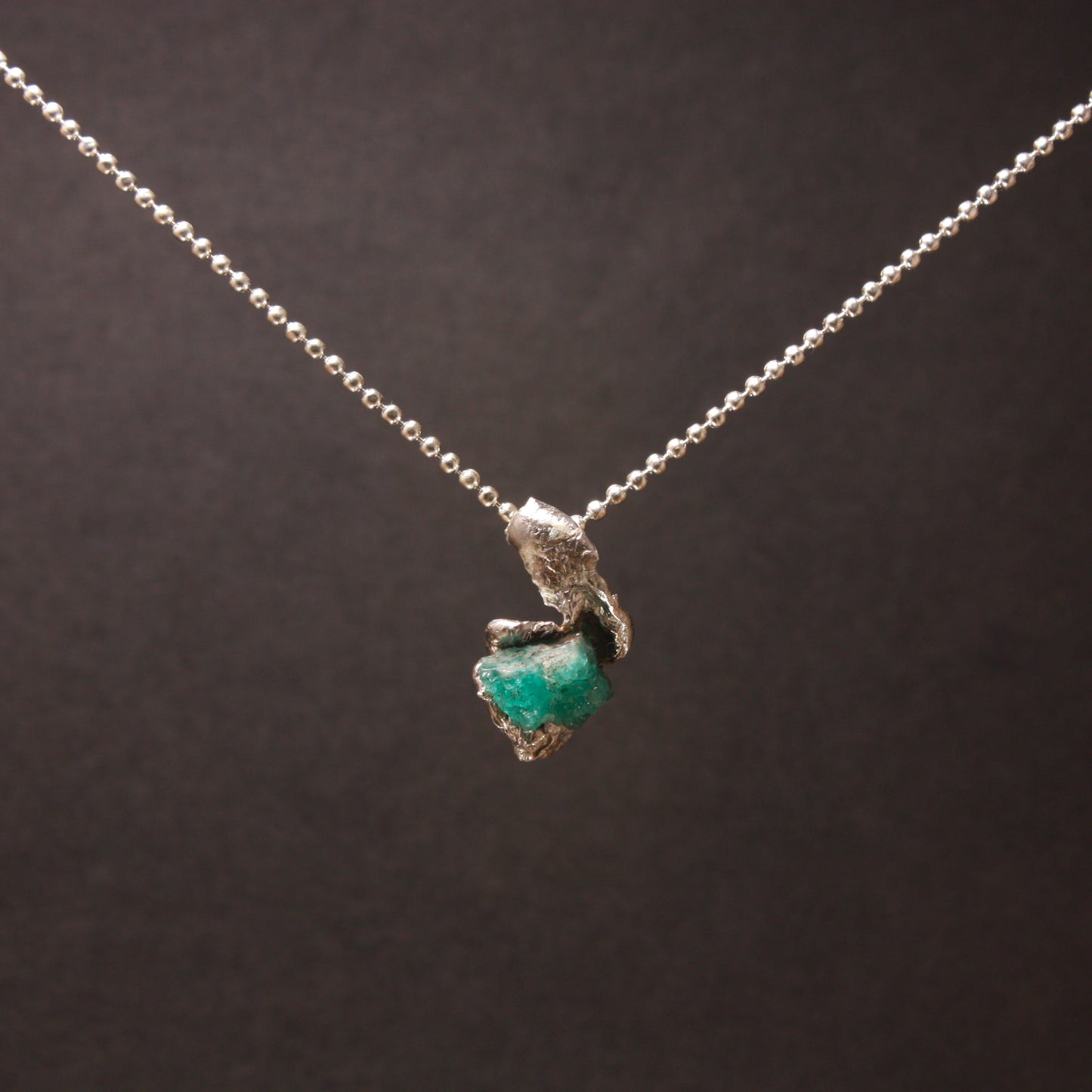 Raw-Emerald-Necklace