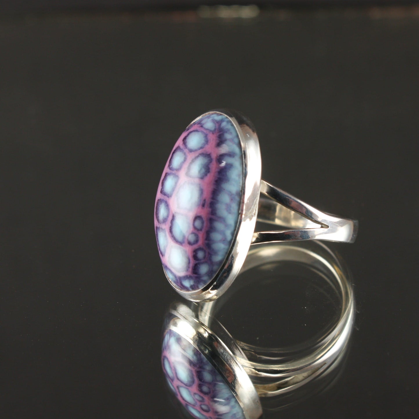 Lavender-Blue-Oval-Enamel-Ring