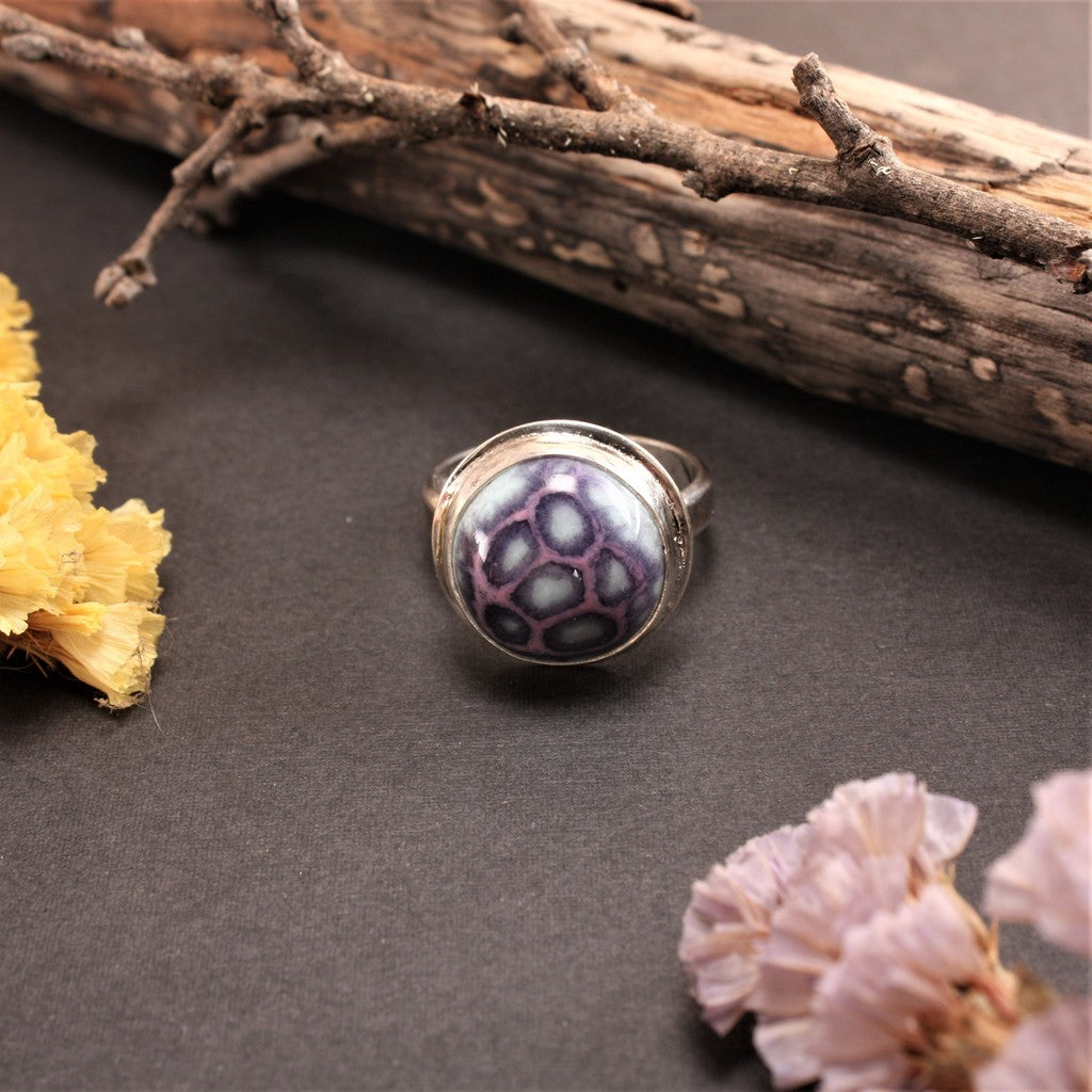 Lavender-Blue-Round-Enamel-Ring
