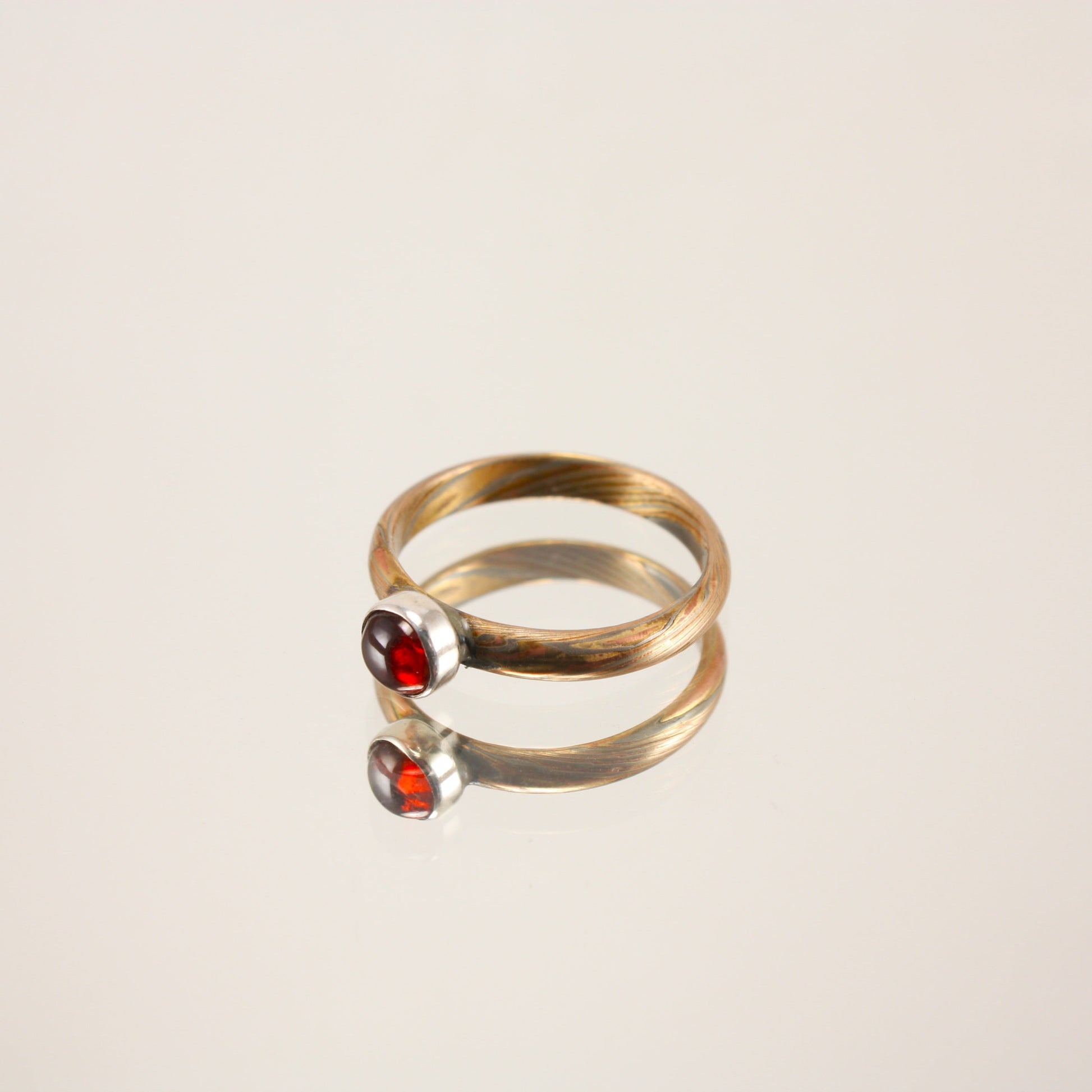 Mokume-Ring-with-Garnet