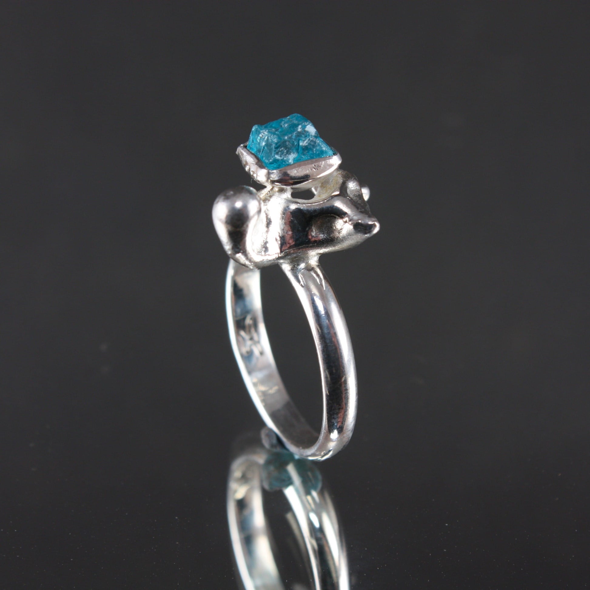Raw-Apatite-Water-Cast-Ring