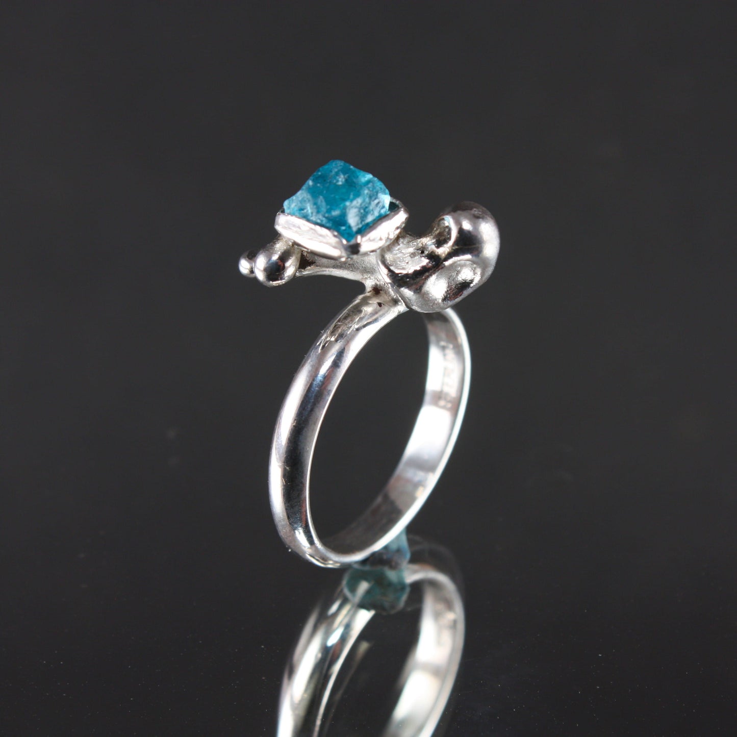 Raw-Apatite-Water-Cast-Ring