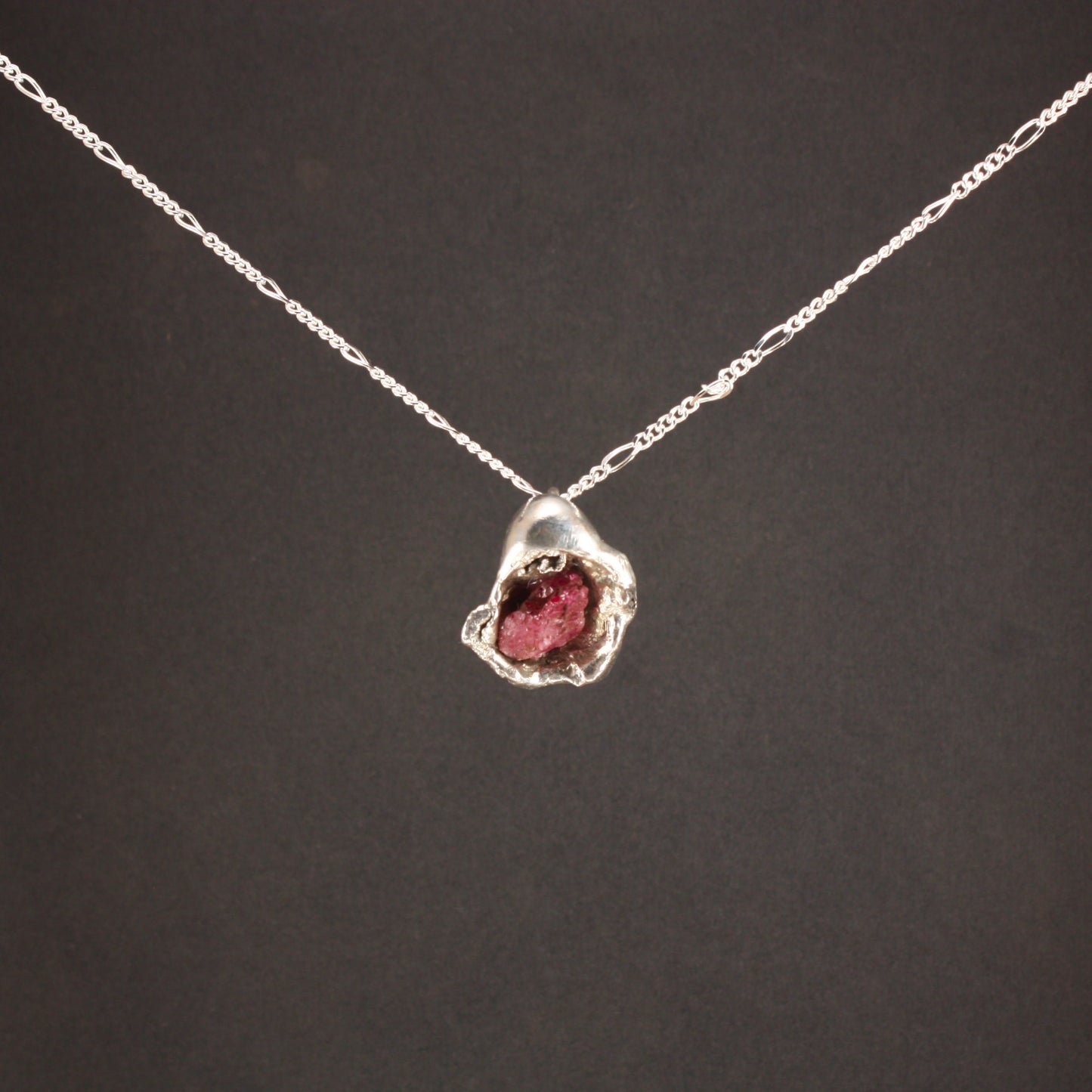Raw-Spinel-Necklace