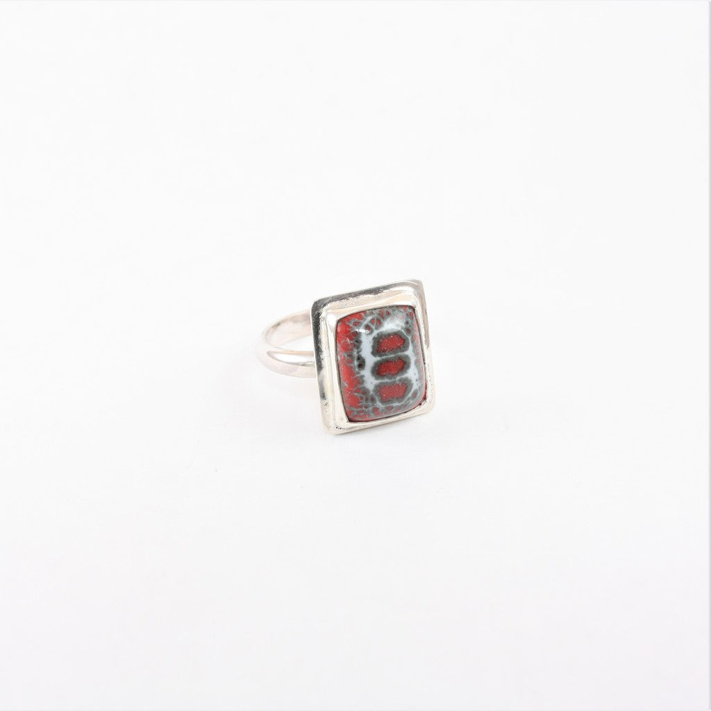 Red-Crackle-Enamel-Ring