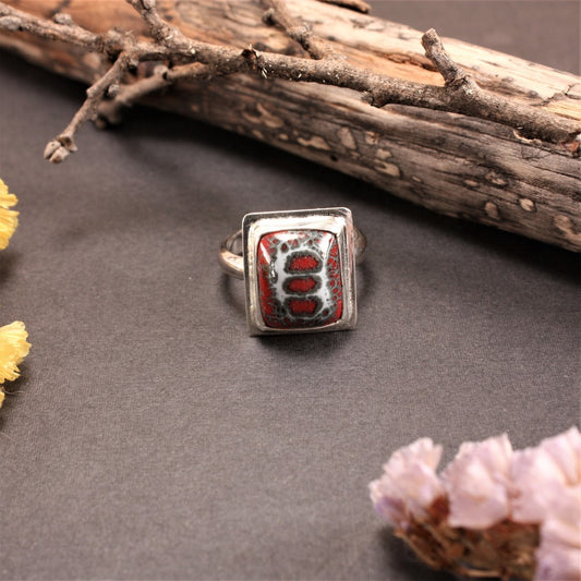 Red-Crackle-Enamel-Ring