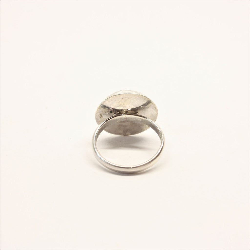 Red-Gray-Round-Enamel-Ring