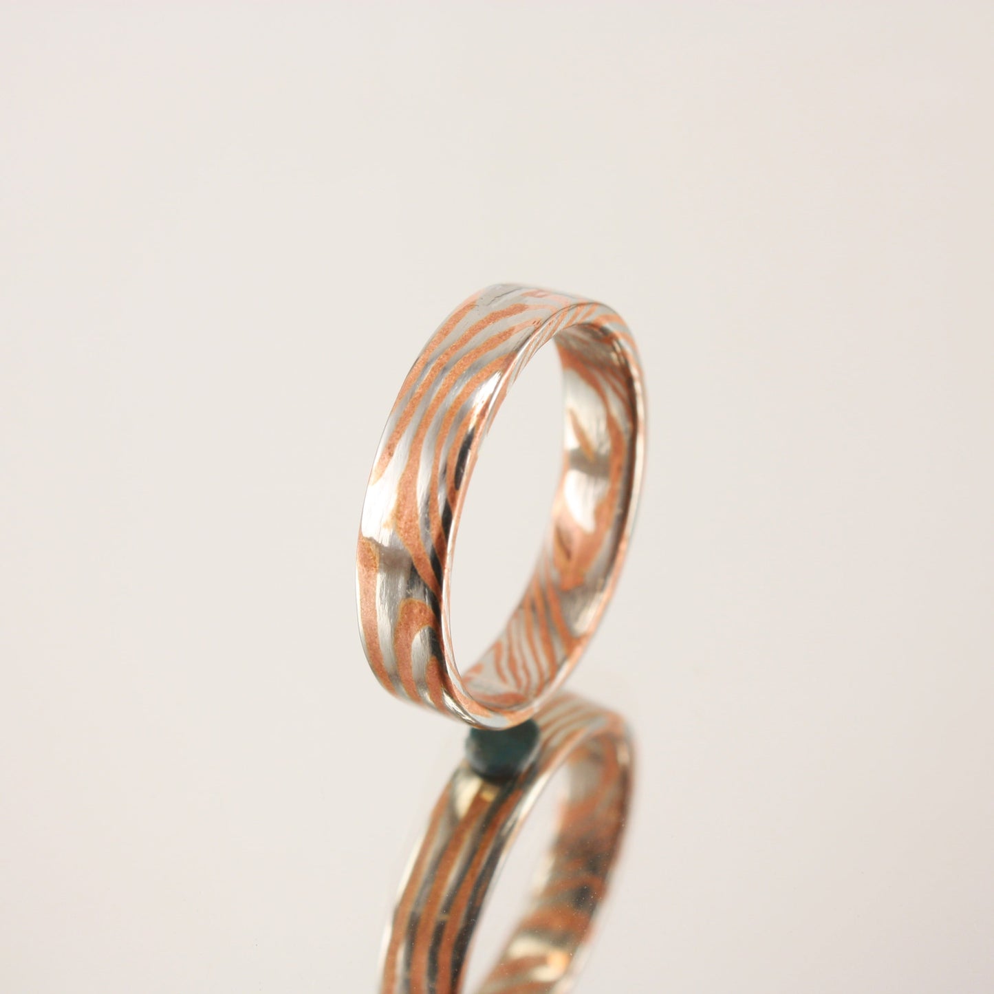 mokume-gane-ring
