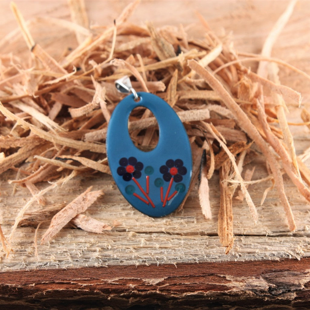 Blue-Flower-Pendant