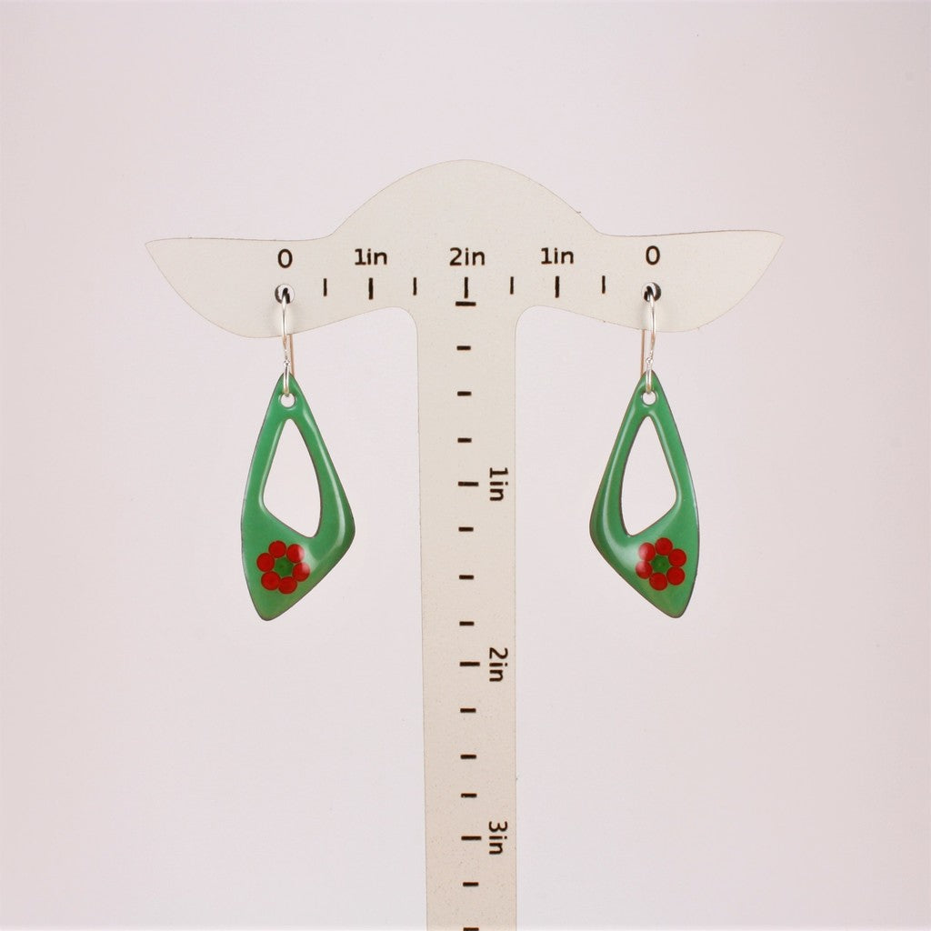 Green-Flower-Trapeziod-Earrings-b