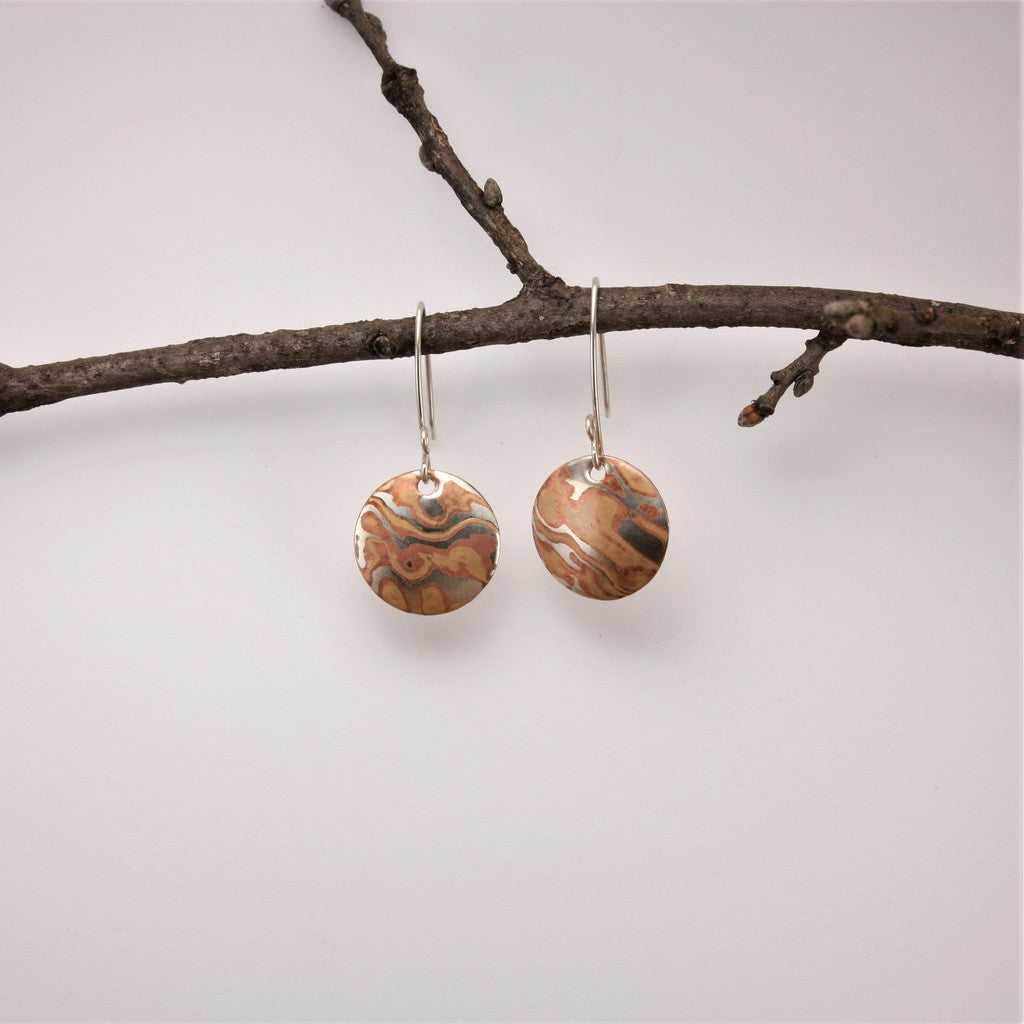 Little-Round-Mokume-Earrings