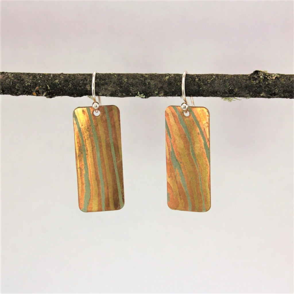 Mokume-Gane-Rectangular-Earrings-PE-01