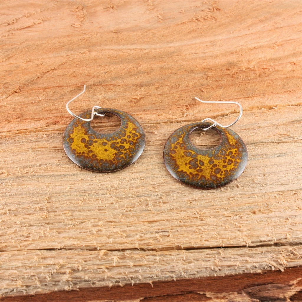 Orange-Round-Drop-Earrings-a