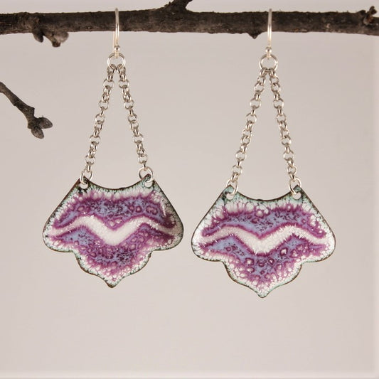 Pendulum-Enamel-Earrings