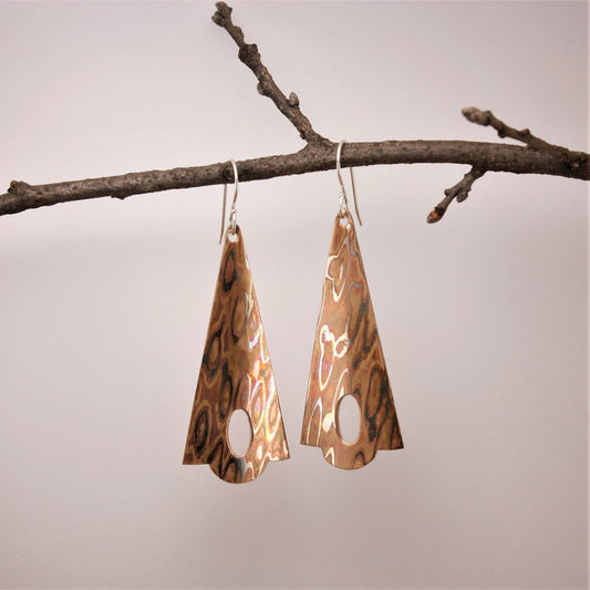 Pendulum-Mokume-Gane-Earrings
