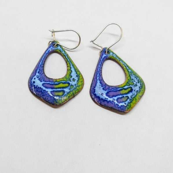 Purple-And-Green-Teardrop-Earrings-2
