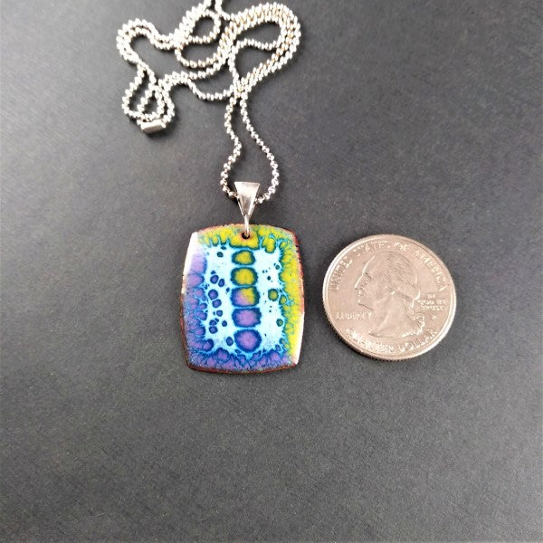 Purple And Green Pendant