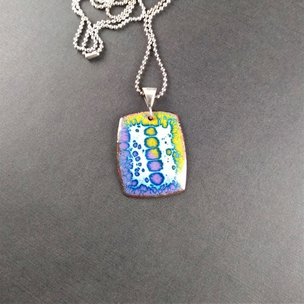 Purple And Green Pendant