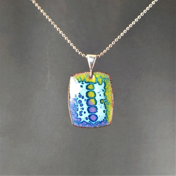 Purple And Green Pendant