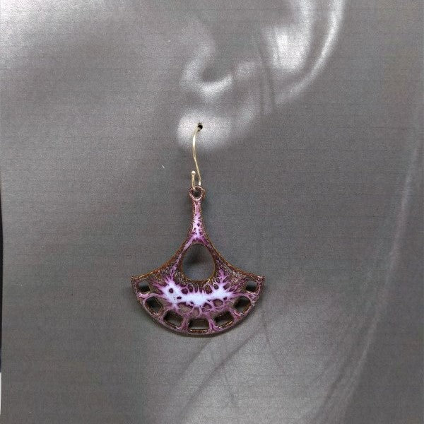 Raspberry-Fan-Style-Earrings-1