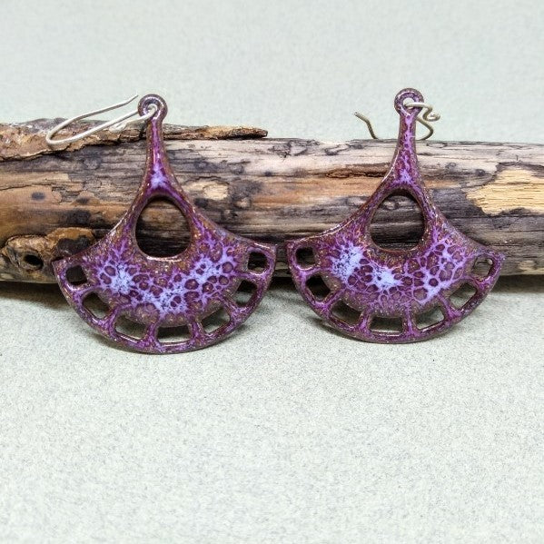 Raspberry-Fan-Style-Earrings