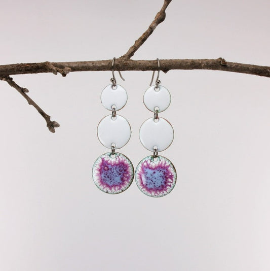 Round-Dangle-Enamel-Earrings