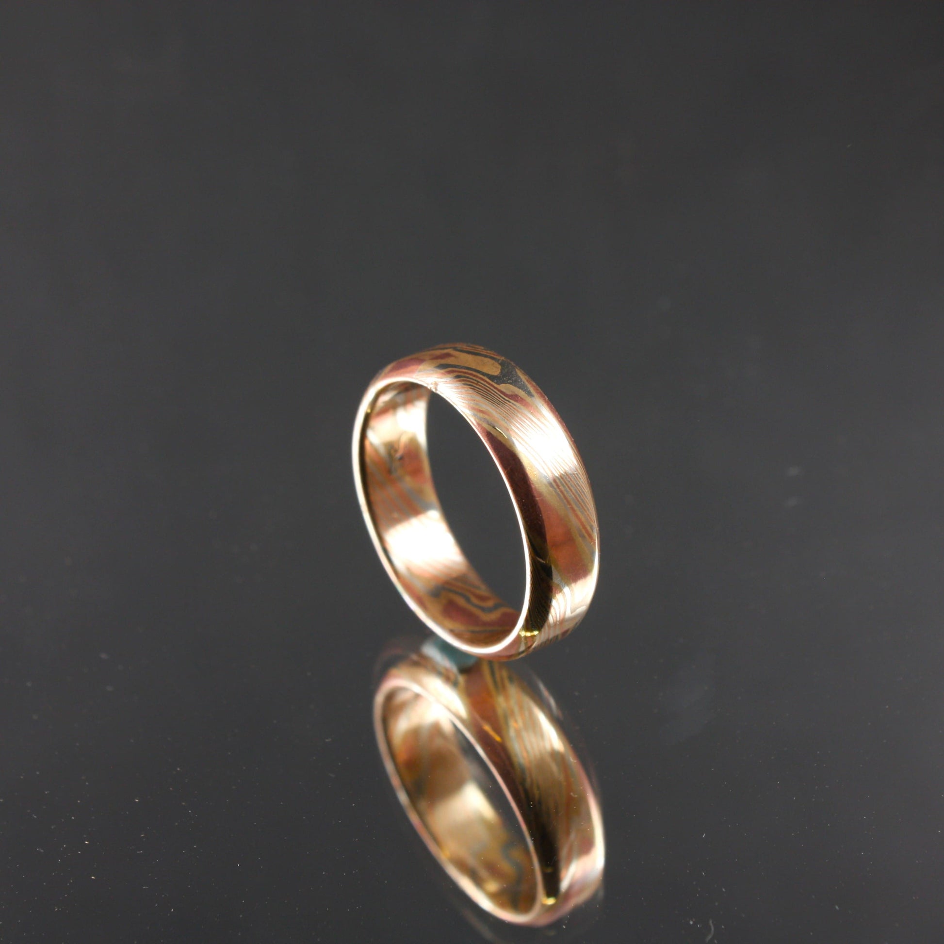 Flat-Band-Mokume-Ring