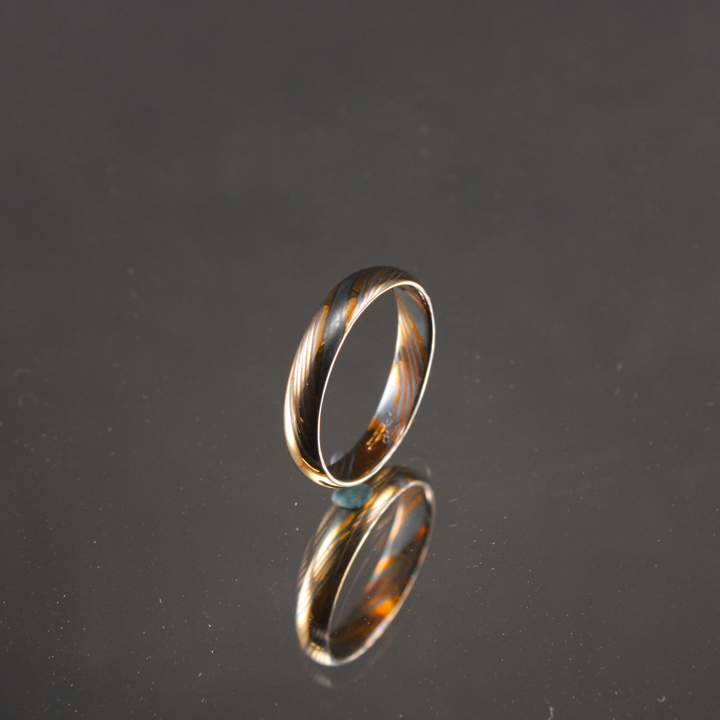 Gold-Silver-Mokume-Gane-Ring