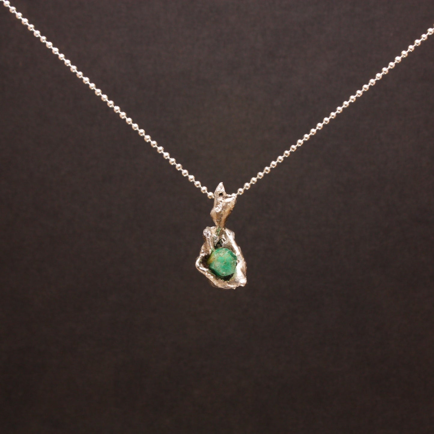 Raw-Emerald-Necklace