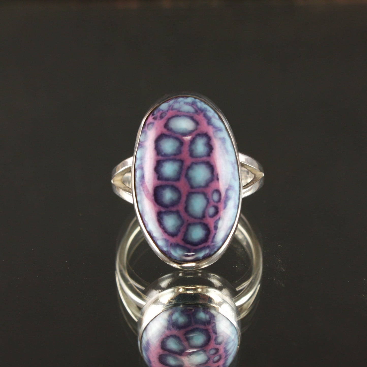 Lavender-Blue-Oval-Enamel-Ring