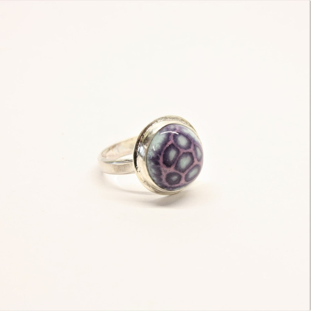 Lavender-Blue-Round-Enamel-Ring