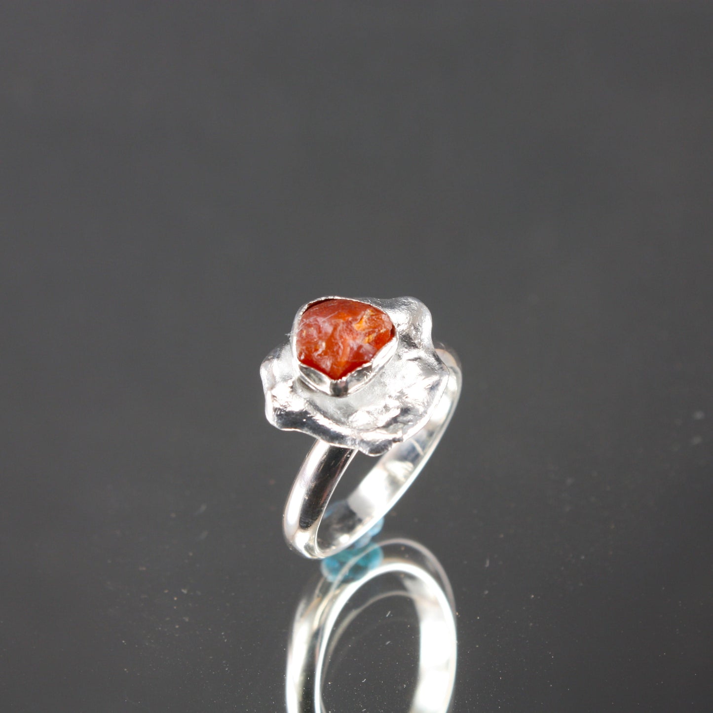 Raw-Carnelian-Water-Cast-Ring