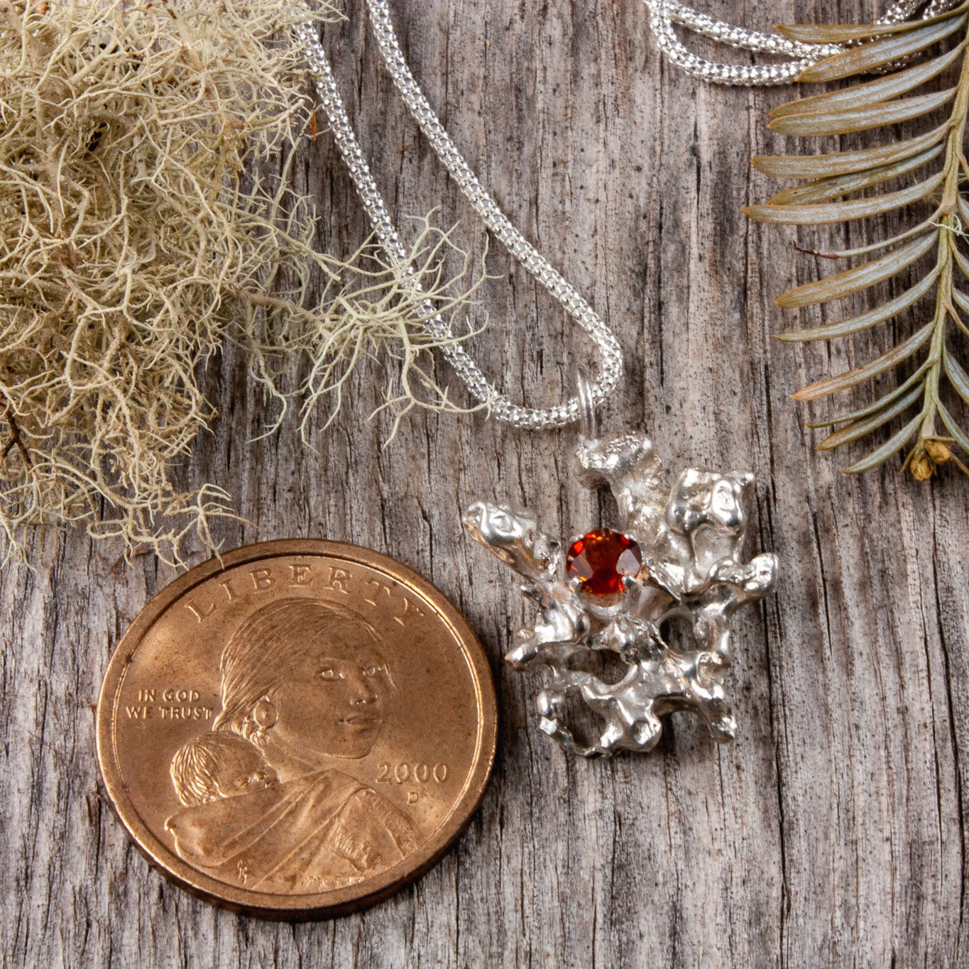water cast with citrine...