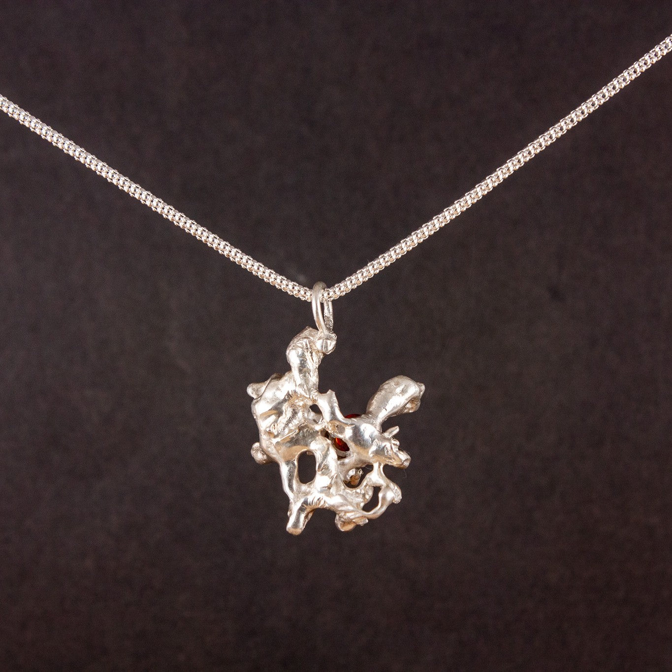 water cast with citrine..