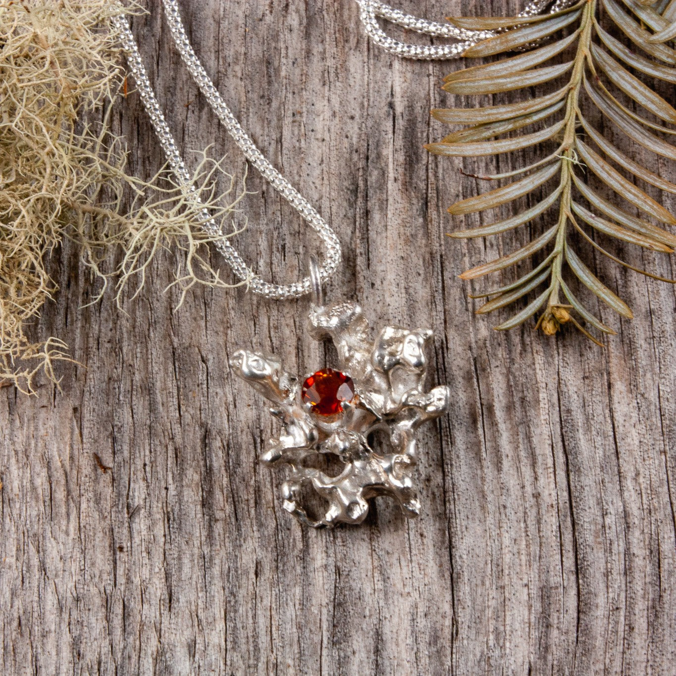 water cast with citrine.
