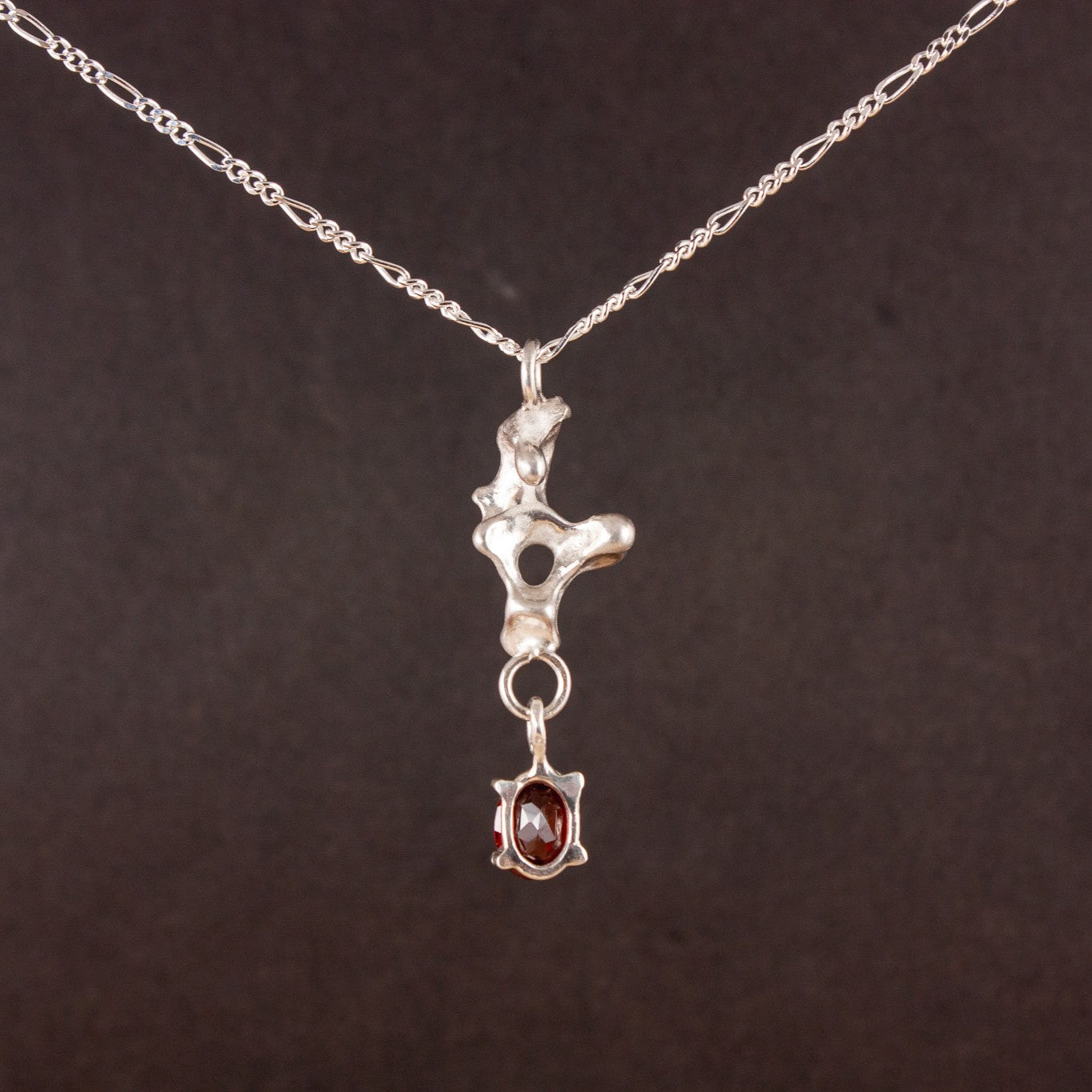 water cast with garnet..
