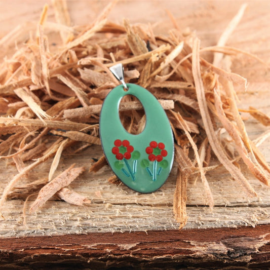 Green-Flower-Pendant