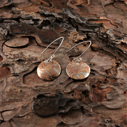Little-Round-Mokume-Earrings
