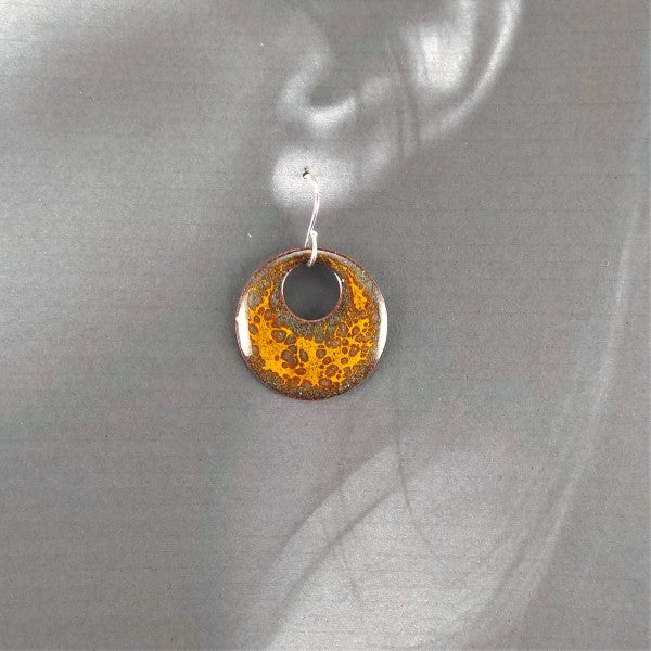 Orange-Round-Drop-Earrings-4